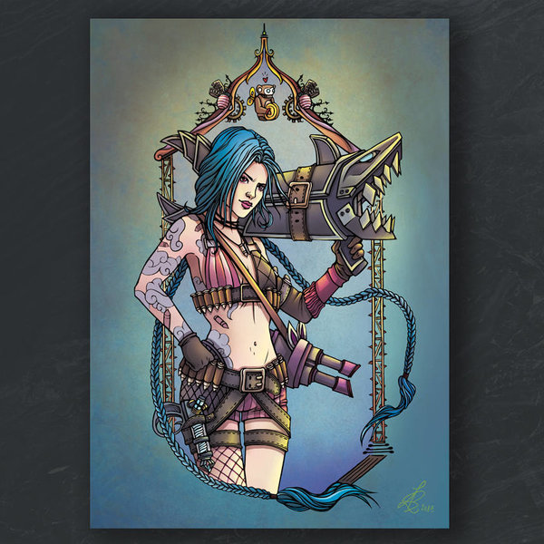 A5 print - Jinx - League of Legends picture