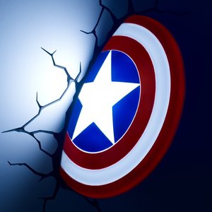 Captain America's shield 3D Decoration Light picture