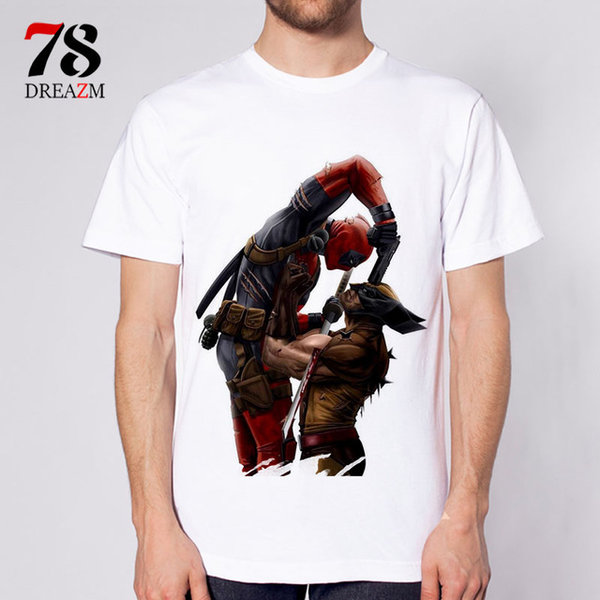Deadpool Vs Wolverine t-shirt picture