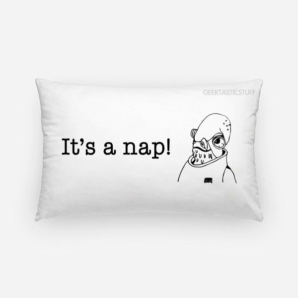 It's A Nap! Admiral Ackbar Star Wars Pillow Case picture