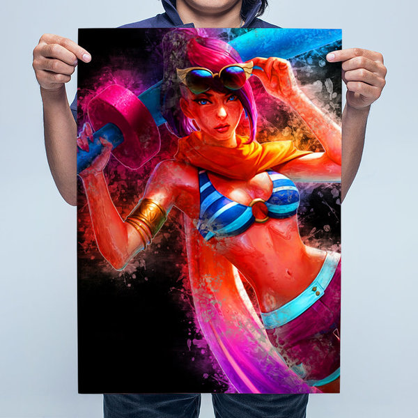 League of Legends Fiora Art Poster picture