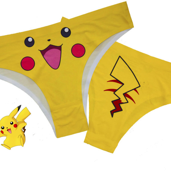 Cute Pikachu Pokemon Panties Underwear Bikini Good Quality Pant