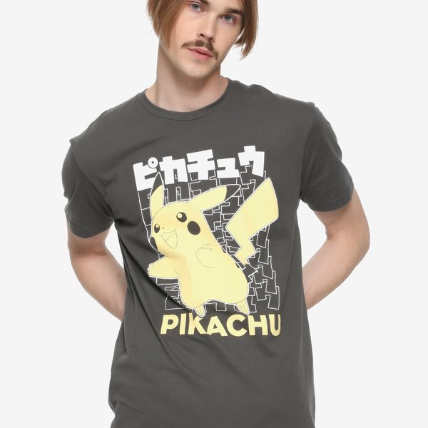 Pokemon Pikachu Katakana T-Shirt picture