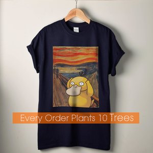 The Scream painting, Psyduck version picture