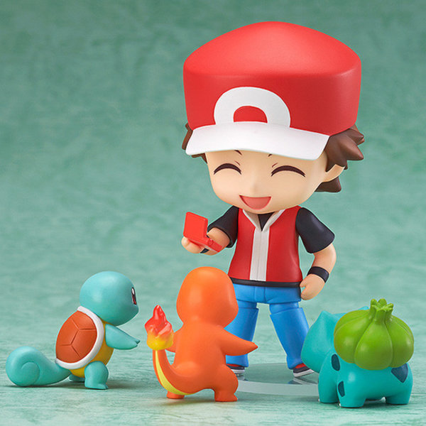 Red, Charmander, Squirtle and Bulbasaur figures picture