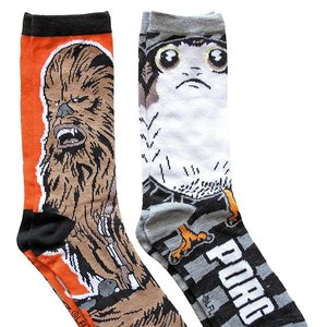 Star Wars Porg and Chewbacca Socks picture