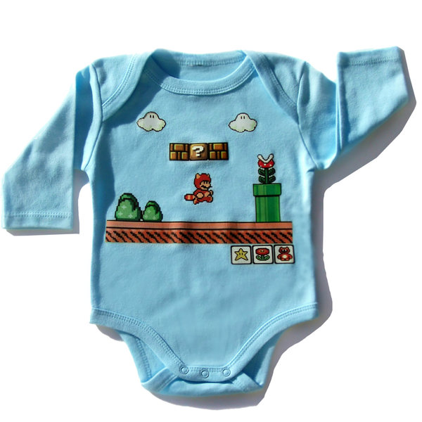 Super Mario Bros 3 bodysuit picture